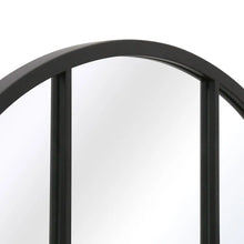 Load image into Gallery viewer, Hamptons Windows Full Length Arched Large Metal Mirror
