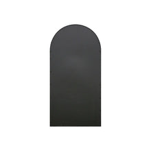 Load image into Gallery viewer, Windows Hamptons Arch Black Mirror 140x65 cm - SML

