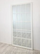 Load image into Gallery viewer, Window Style Mirror - White Rectangle 100x200 cm
