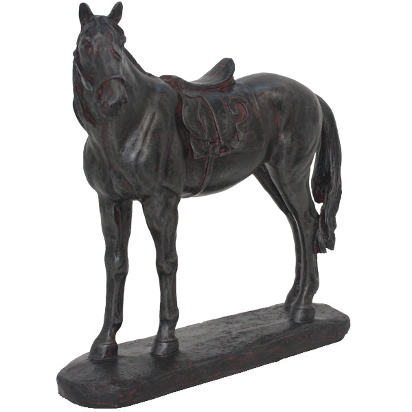 Equestrian Saddle Statue- Decorative