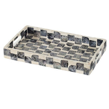 Load image into Gallery viewer, Black &amp; White Rectangular Tray - Decorative
