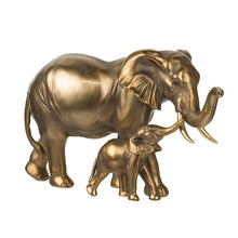 Load image into Gallery viewer, Elephant Mother &amp; Calf Statue - Decorative
