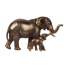 Load image into Gallery viewer, Elephant Mother &amp; Calf Statue - Decorative
