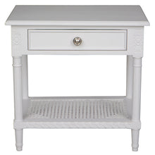 Load image into Gallery viewer, Polo White Bedside / Side Table
