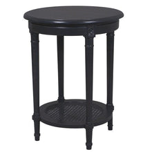 Load image into Gallery viewer, Polo Occasional Round Black Side Table
