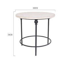 Load image into Gallery viewer, Country French Round White Side Table
