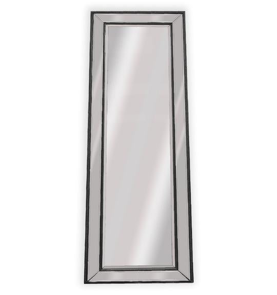 Beaded Black Full Length Framed Mirror70 x 170 cm