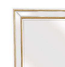 Load image into Gallery viewer, Beaded Gold Framed Full Length Mirror - Free Standing 50cm x 170cm
