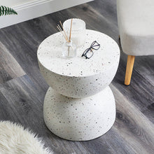 Load image into Gallery viewer, 42Cm Stool Sparkling White Side Table
