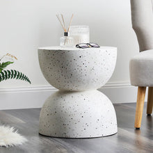 Load image into Gallery viewer, 42Cm Stool Sparkling White Side Table
