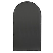 Load image into Gallery viewer, Indoor Outdoor Hamptons Arch Window Iron Black Mirror - SML
