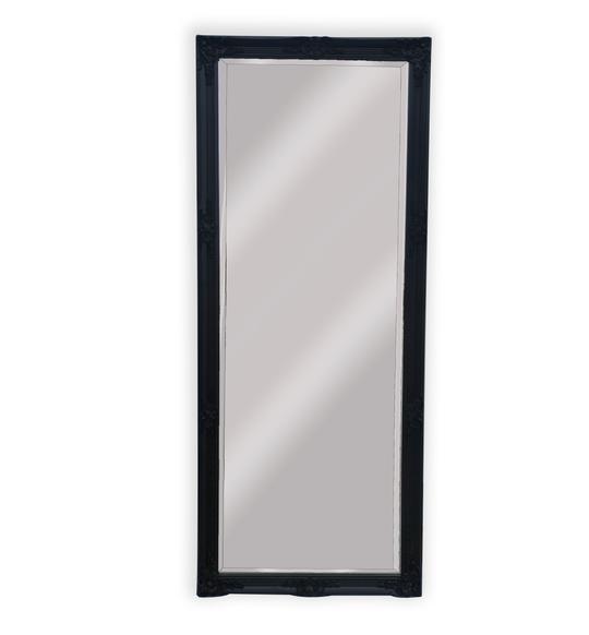 French Black Full Length Classic Mirror 70 x170 cm