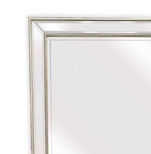 Load image into Gallery viewer, Beaded Silver Framed Mirror - Rectangle 80cm x 110cm -SML
