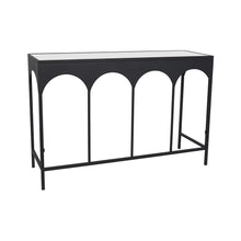 Load image into Gallery viewer, Arched Black Console Table 120 cm - WH
