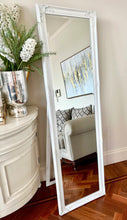 Load image into Gallery viewer, French White Free Standing Full Length Mirror 50x170 cm
