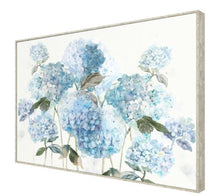 Load image into Gallery viewer, Blue White Hydrangea Hampton Canvas Wall Art 140 cm
