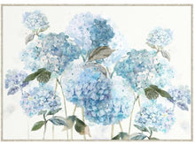 Load image into Gallery viewer, Blue White Hydrangea Hampton Canvas Wall Art 140 cm
