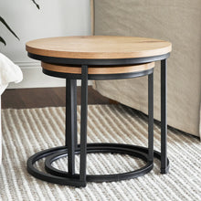 Load image into Gallery viewer, Sonoma Set of 2 Natural Side Table
