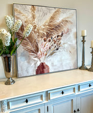 Load image into Gallery viewer, Pampas and Grass in Vase Framed Wall Art
