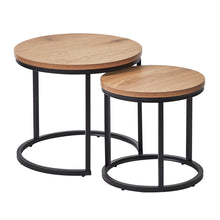 Load image into Gallery viewer, Sonoma Set of 2 Natural Side Table
