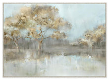 Load image into Gallery viewer, Spring on the Lake Canvas Wall art 100x140 cm
