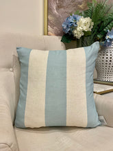 Load image into Gallery viewer, Hamptons Cushion Sky Blue Stripe 55 cm
