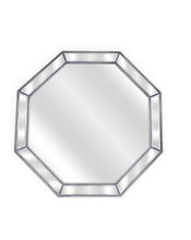 Load image into Gallery viewer, Beaded Octagonal Circle Silver Mirror 90 cm - SML
