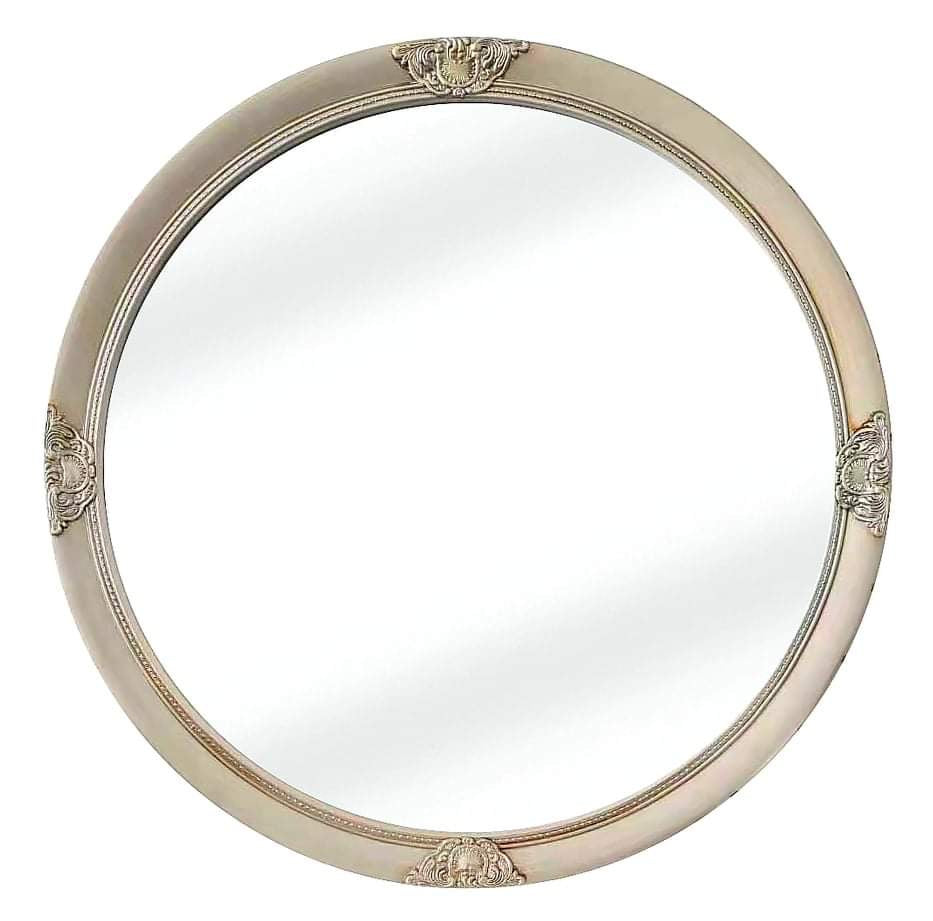 French Classic Champagne Round/Circle Mirror 100 cm - SML