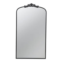Load image into Gallery viewer, French Ornate Full Length Black Arch Mirror 169 cm
