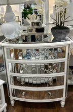 Load image into Gallery viewer, Sabrina Mirrored 4 Chest of Drawers - CSHWH
