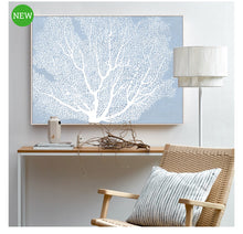 Load image into Gallery viewer, Coral Hamptons Wall Art Canvas 100x140 cm
