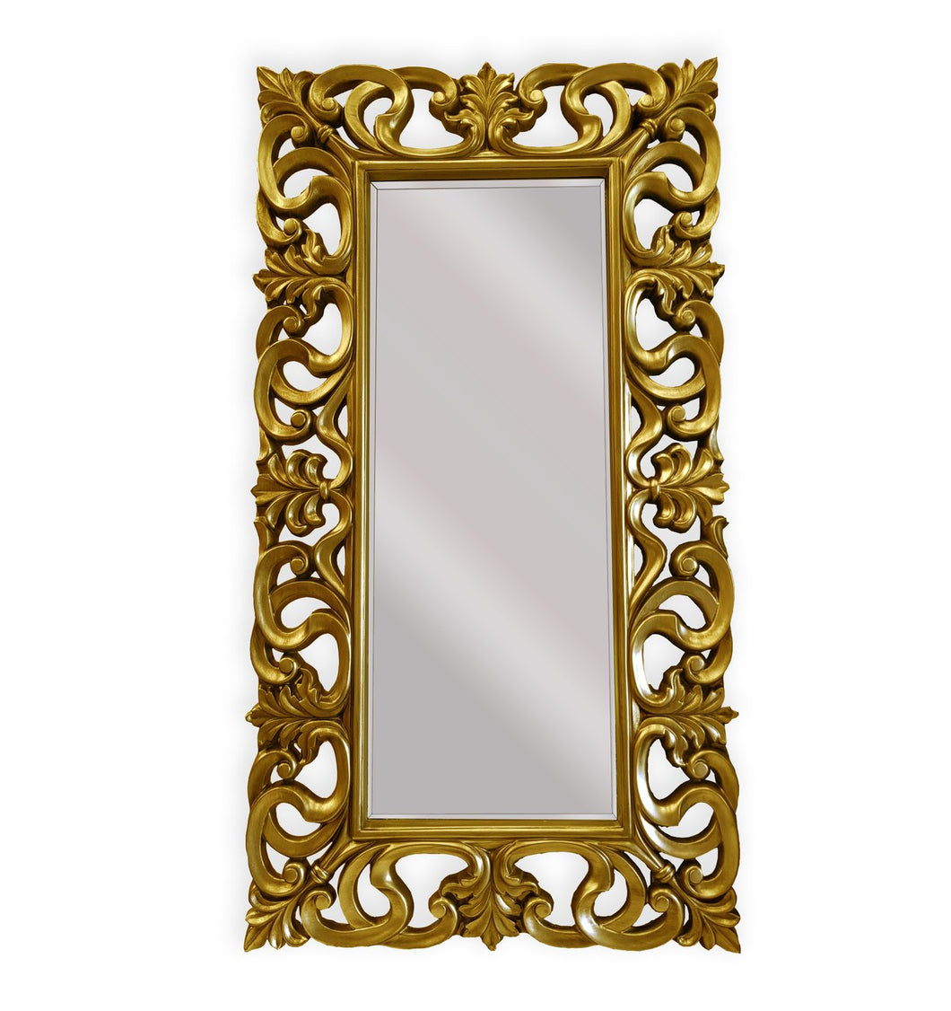 Luxury Classic European Gold Full Length Mirror 91x167 cm - Lux