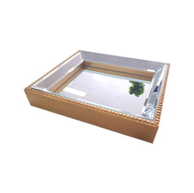 Load image into Gallery viewer, Mirrored Beaded Tray
