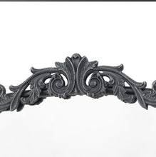 Load image into Gallery viewer, French Ornate Full Length Black Arch Mirror 169 cm
