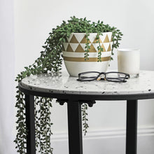 Load image into Gallery viewer, 45cm Soho Terrazzo Side Table Metal Base
