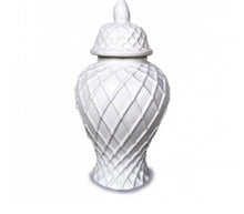 Load image into Gallery viewer, 52 cm Hampton Beach Diamond White Jar/Vas-Decorative
