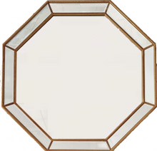 Load image into Gallery viewer, Beaded Octagonal Circle Gold Mirror 90 cm - SML
