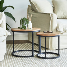 Load image into Gallery viewer, Sonoma Set of 2 Natural Side Table
