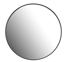 Load image into Gallery viewer, Black Round Framed Wall Metal Mirror Circle 80 cm - SML
