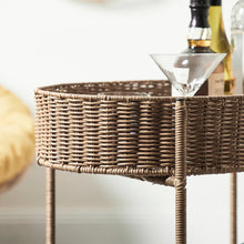 Load image into Gallery viewer, Coast Rattan Bar Cart - Decorative
