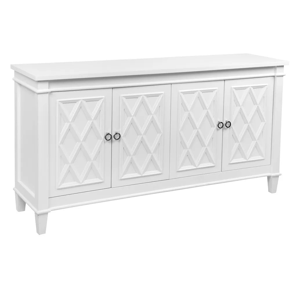 Hamptons Diamond White Buffet - CSHWH