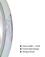 Load image into Gallery viewer, French Classic White Round/Circle Mirror 100 cm - SML
