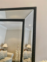 Load image into Gallery viewer, Beaded Black Framed Full Length Mirror - Free Standing 50cm x 170cm
