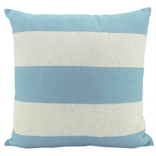 Load image into Gallery viewer, Hamptons Cushion Sky Blue Stripe 55 cm
