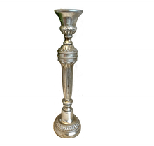 Load image into Gallery viewer, Candle Holder Fleur Silver 60 cm - Decorative
