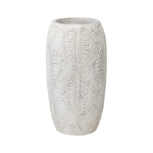 Load image into Gallery viewer, HAND CARVED WHITE VASE 50CM - Decorative
